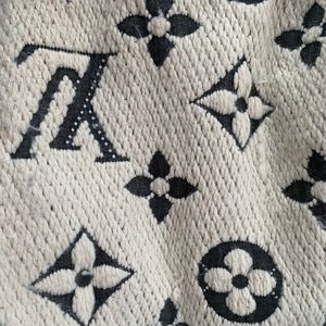 Louis Vuitton Verone Logomania Monogram Wool Scarf